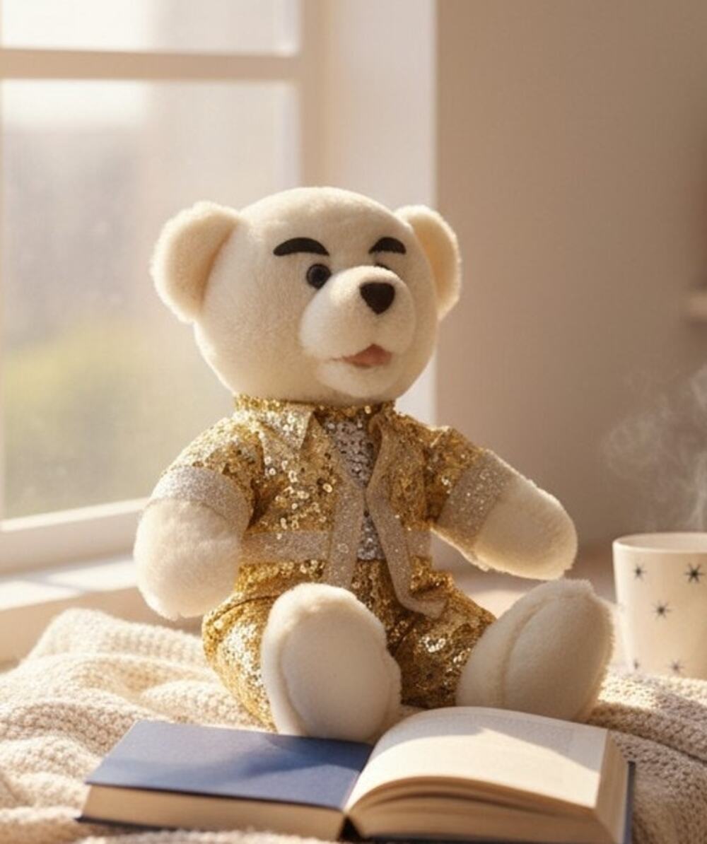 Elvis Presley Artist of the Century Gold Lamé Bear 16" Teddy NIB New in Box